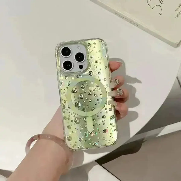 3D Realistic Raindrops Phone Case (For iPhones) - Bear Hugs