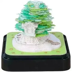 3D Rip Away Beautiful Tree Memo Calendar - Bear Hugs