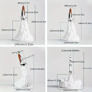 3D Rocket Spaceship Night Light - Bear Hugs