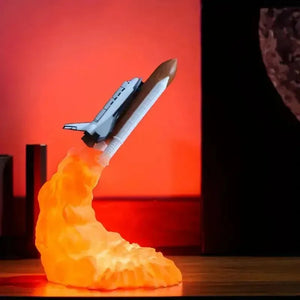 3D Rocket Spaceship Night Light - Bear Hugs