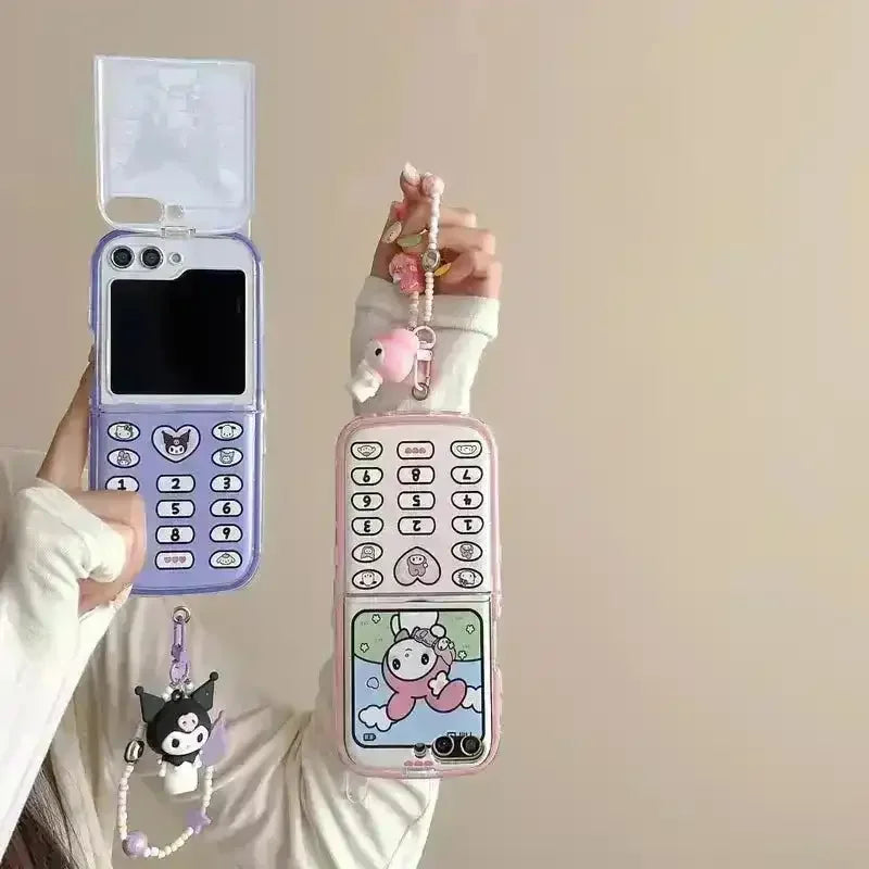 3D Sanrio Phone Case for Samsung Galaxy Z Flip - Bear Hugs