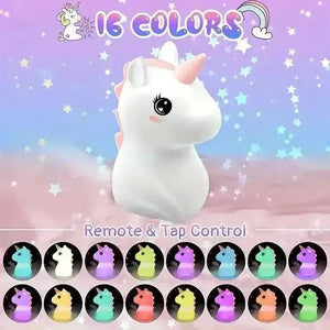 3D Silicon Unicorn Night Lamp - Bear Hugs