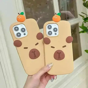 3D Sleepy Bear Phone Case (For iPhones) - Bear Hugs
