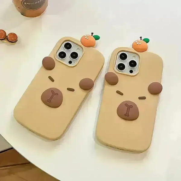 3D Sleepy Bear Phone Case (For iPhones) - Bear Hugs
