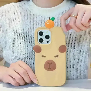 3D Sleepy Bear Phone Case (For iPhones) - Bear Hugs