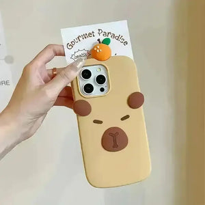 3D Sleepy Bear Phone Case (For iPhones) - Bear Hugs