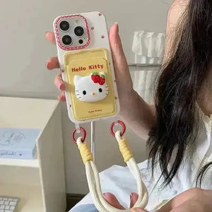 3D Strawberry Hello Kitty Phone Case (For iPhones) - Bear Hugs