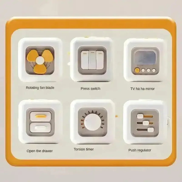 6 in 1 Sensory Early Education Learning Cube - Bear Hugs