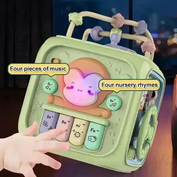 7 in 1 Montessori Activity Cube - Bear Hugs