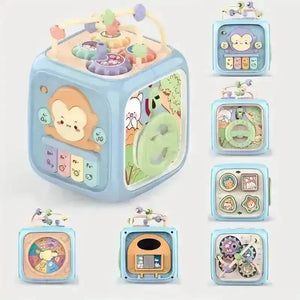 7 in 1 Montessori Activity Cube - Bear Hugs