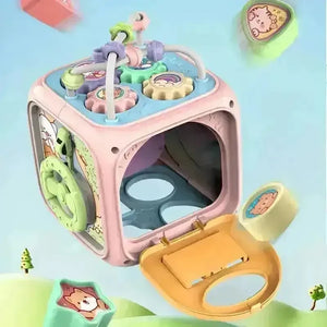 7 in 1 Montessori Activity Cube - Bear Hugs