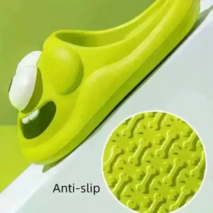 Adorable Kissing Cartoon Fashion Slides - Bear Hugs