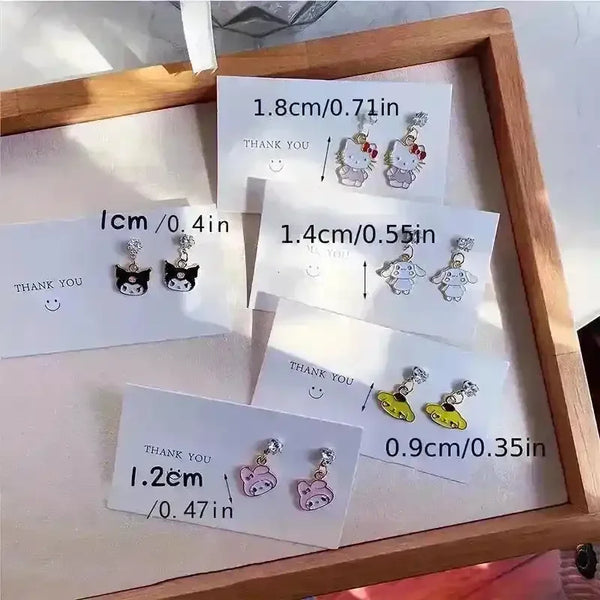 Adorable Sanrio Character Earrings - Bear Hugs
