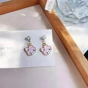 Adorable Sanrio Character Earrings - Bear Hugs