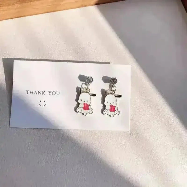 Adorable Sanrio Character Earrings - Bear Hugs