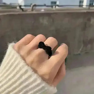 Adorable Velvet Bow Ring - Bear Hugs