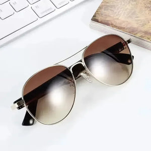 AeroSound Smart Aviator Bluetooth Sunglasses - Bear Hugs