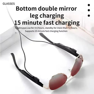 AeroSound Smart Aviator Bluetooth Sunglasses - Bear Hugs