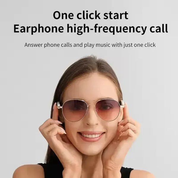 AeroSound Smart Aviator Bluetooth Sunglasses - Bear Hugs