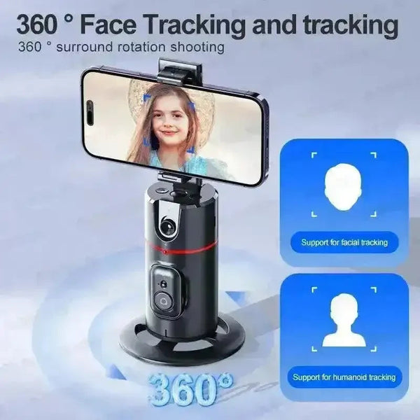AI Smart Gimbal 360° with Auto Face Tracking - Bear Hugs
