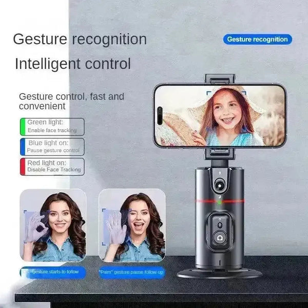 AI Smart Gimbal 360° with Auto Face Tracking - Bear Hugs