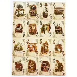 Alice in Wonderland Collectible Vintage Playing Cards - Bear Hugs