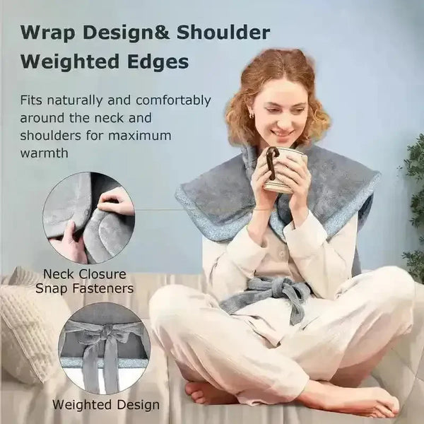 AllJoy Heating Pad For Back Pain Relief - Bear Hugs