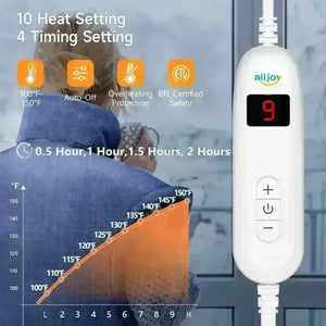 AllJoy Heating Pad For Back Pain Relief - Bear Hugs
