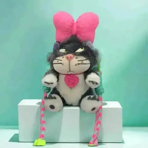 Angry Cat Plush Phone Lanyard - Bear Hugs
