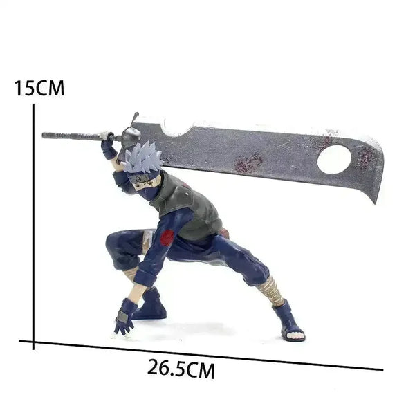 Anime Naruto Hatake Kakashi Action Figure (15 cm) - Bear Hugs