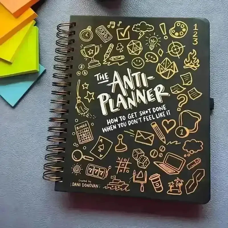 Anti-Procrastination Planner Notebook - Bear Hugs
