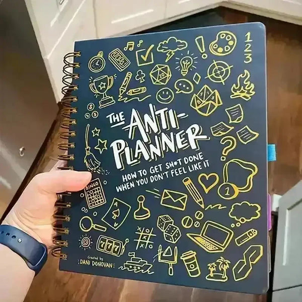Anti-Procrastination Planner Notebook - Bear Hugs