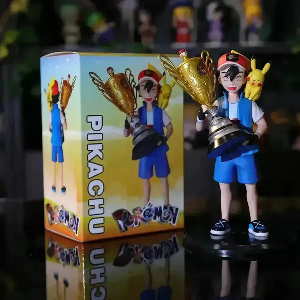 Ash & Pikachu Pokemon Champions Figurine (18 cm) - Bear Hugs