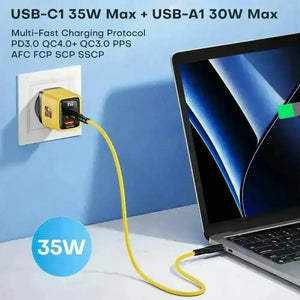 Asometech LED 35W GaN Charger - Bear Hugs
