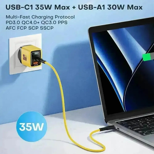 Asometech LED 35W GaN Charger - Bear Hugs