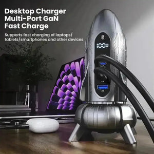 Asometech Rocket 120W GaN Fast Charging Station - Bear Hugs