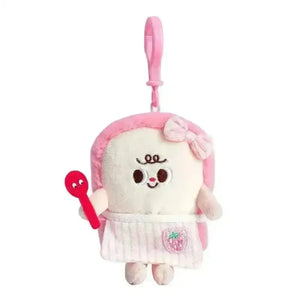 Assorted Plush Snacks Keychain - Bear Hugs