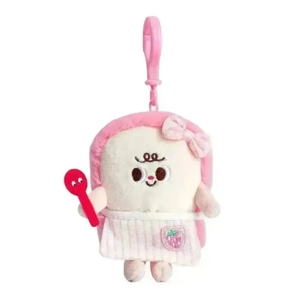 Assorted Plush Snacks Keychain - Bear Hugs