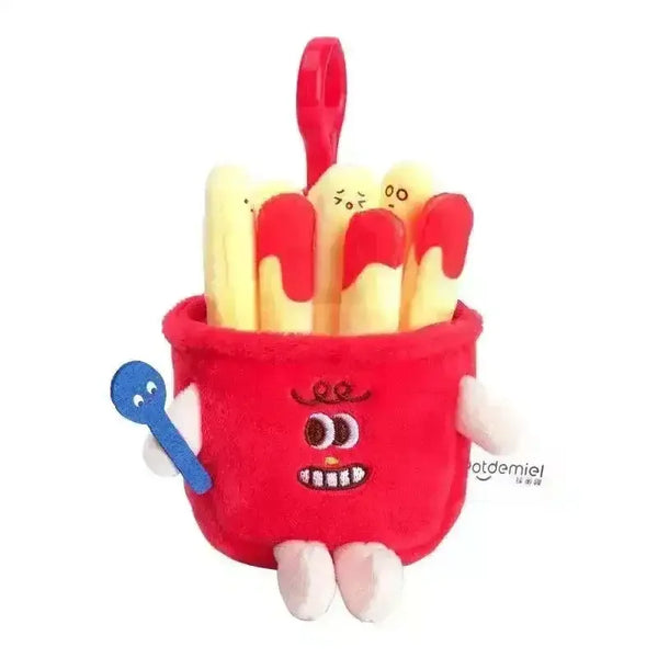 Assorted Plush Snacks Keychain - Bear Hugs