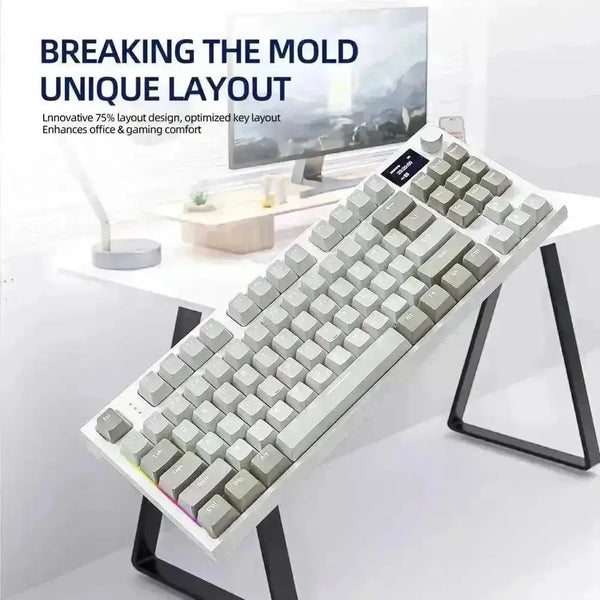 Attack Shark K86 Wireless Mechanical Keyboard - Bear Hugs