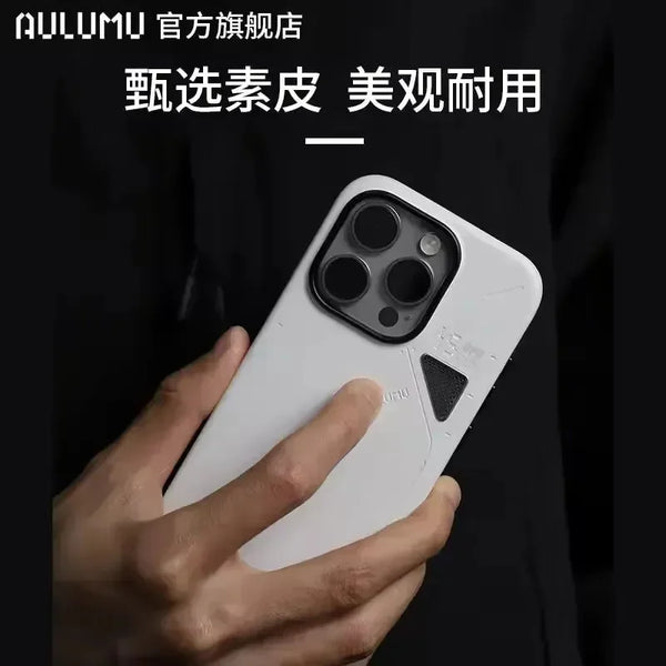 Aulumu A15 Vegan Leather Case (For iPhones) - Bear Hugs