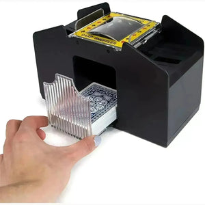 Automatic Portable Card Shuffler - Bear Hugs
