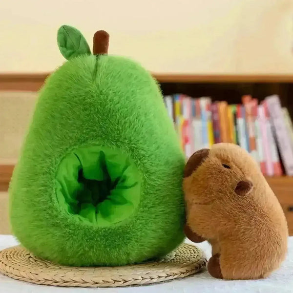 Avocado Capybara Plush Toy - Bear Hugs