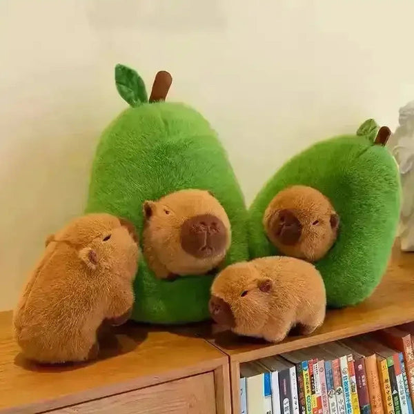 Avocado Capybara Plush Toy - Bear Hugs