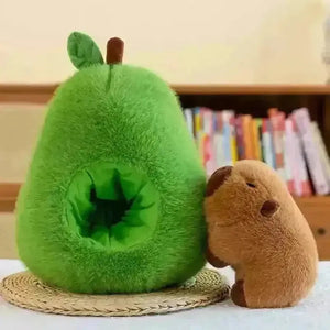 Avocado Capybara Plush Toy - Bear Hugs