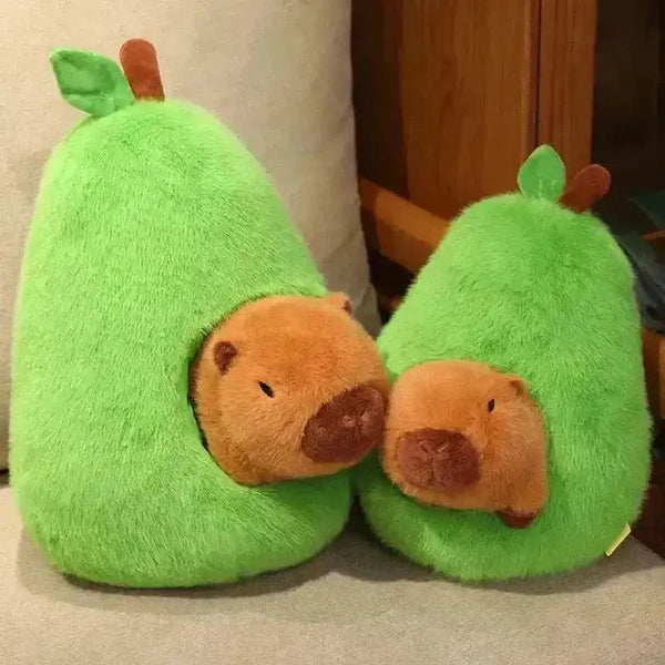 Avocado Capybara Plush Toy - Bear Hugs
