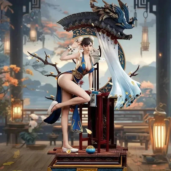 Azure Dragon Chun-Li Figurine (50 cm) - Bear Hugs