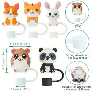 Baby Animals Straw Cover for Stanley Cup (Set of 5) - Bear Hugs