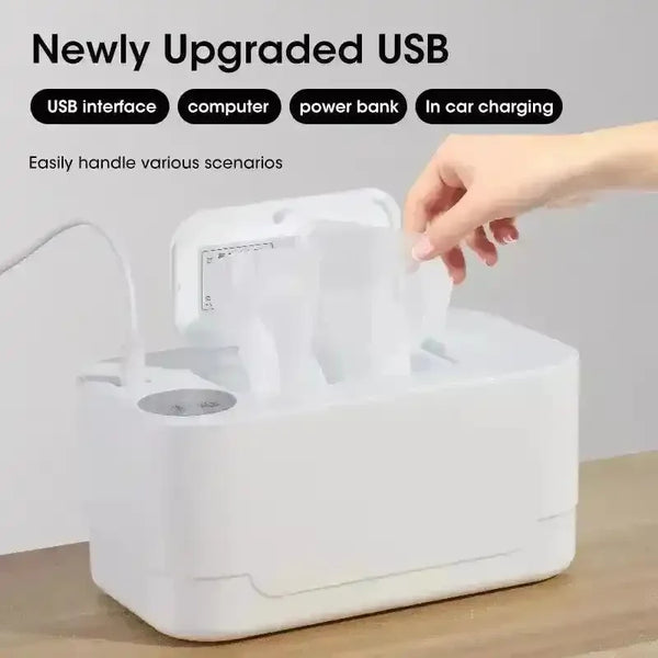 Baby Wipes Warmer with LED Display - Bear Hugs