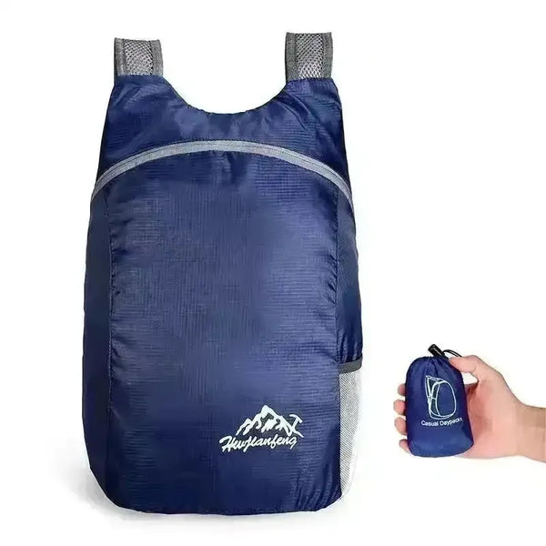 Backpack in a Pouch Folding Bag (20L Capacity) - Bear Hugs
